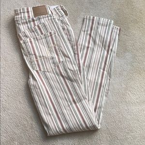 American Eagle Striped Jeggings